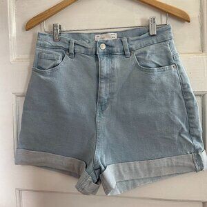 EightyTwo Ardenes Brand Mom Shorts Light Blue Size 9